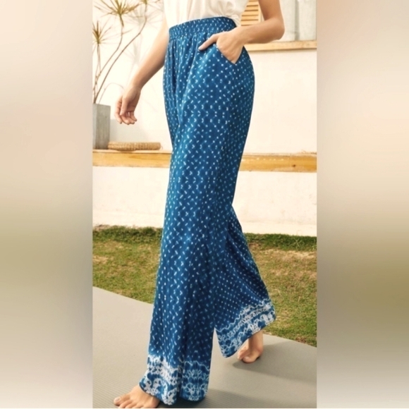 Simple Suzanne Betro Wide Leg Palazzo Pants Sz 2X - Picture 8 of 8